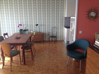 Décoration appartement à Lausanne, Emmanuelle Diebold Emmanuelle Diebold Scandinavian style dining room