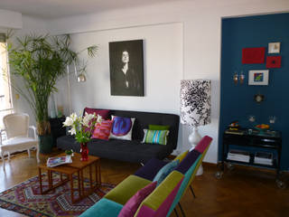 Décoration appartement à Marseille, Emmanuelle Diebold Emmanuelle Diebold Eclectic style living room