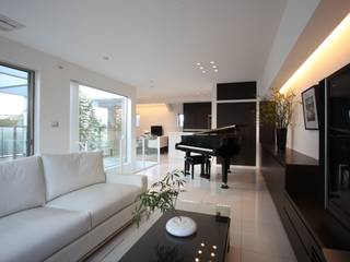 TERAJIMA ARCHITECTS／テラジマアーキテクツ Modern living room