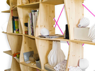 SAIL bookshelf, ACT Studio ACT Studio Ruang keluarga: Ide desain interior, inspirasi & gambar