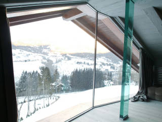 Residenza Cortina D'Ampezzo 2004, TIBERIO CERATO TIBERIO CERATO Minimalistyczne domy