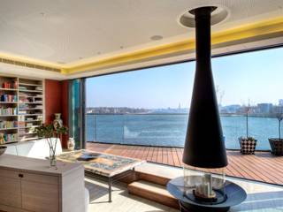 Salas de estar modernas por baustudio kastl Moderno