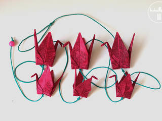 Guirlande de grues en origami, Bidouillé par lili Bidouillé par lili Будинки