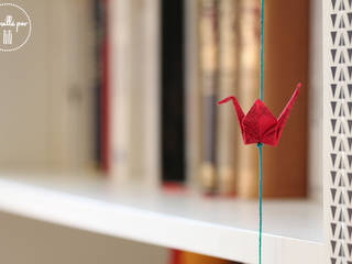 Guirlande de grues en origami, Bidouillé par lili Bidouillé par lili Дома в эклектичном стиле