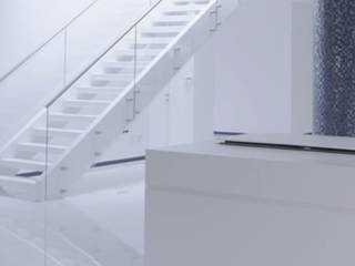 White staircase, Siller Treppen/Stairs/Scale Siller Treppen/Stairs/Scale Лестницы Дерево Эффект древесины