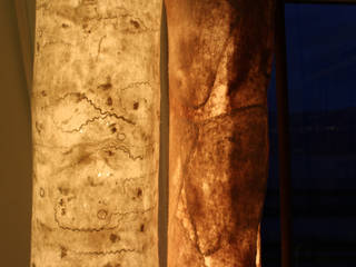 Agmen Ceiling Lamp in nunofelt, Judith Byberg Judith Byberg Houses