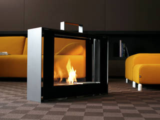Kamine, conmoto conmoto Ruang Keluarga Minimalis Fireplaces & accessories