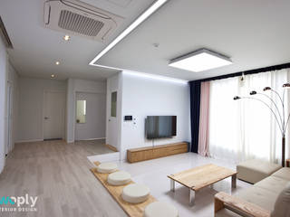 가족을 위한 단독주택, 디자인투플라이 디자인투플라이 Modern living room