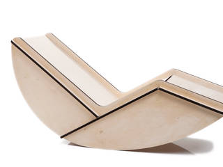 chaise longue a dondolo, MARIO PAGLIARO DESIGN MARIO PAGLIARO DESIGN Living room