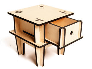 comò 43 x 43 x 43cm, MARIO PAGLIARO DESIGN MARIO PAGLIARO DESIGN Приміщення для зберігання