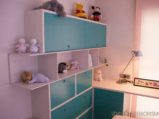 Habitación infantil de Araceli., Ideas Interiorismo Exclusivo, SLU Ideas Interiorismo Exclusivo, SLU 모던스타일 아이방