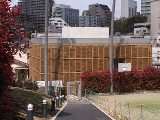 Wooden Box/明治学院大学１３号館, Yoshiharu Shimazaki Architect Studio,INC Yoshiharu Shimazaki Architect Studio,INC 商業空間