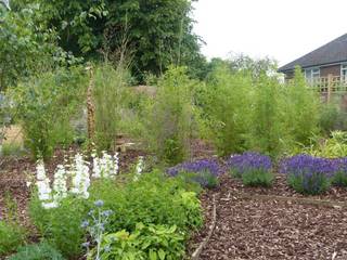 Newly completed garden, West Malling , Cowen Garden Design Cowen Garden Design Jardines