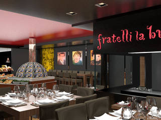 Fratelli La Bufala, aeroporto internazionale Napoli, Conforti Tina Designer Conforti Tina Designer 상업공간