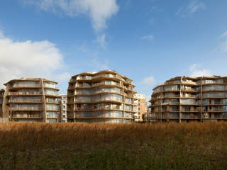 Hérold - 100 logements sociaux PLA & PLI, Jakob+MacFarlane Jakob+MacFarlane Casas