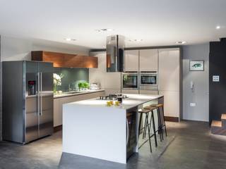 Basement Kitchen Casey & Fox Ltd مطبخ