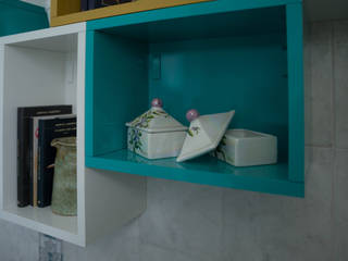 Cubic Bathroom, Arreda Progetta di Alice Bambini Arreda Progetta di Alice Bambini Kamar Mandi Gaya Eklektik