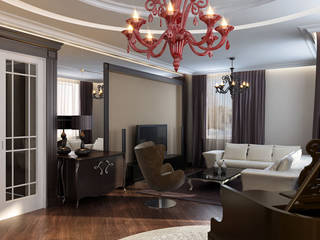 Изысканная неоклассика, ММ-design ММ-design Classic style living room