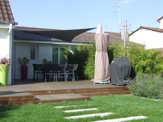 Détente au jardin, Ledoux Jardin Ledoux Jardin Varandas, marquises e terraços minimalistas