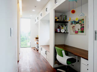 STONE WALL HOUSE 제주 돌담집, HBA-rchitects HBA-rchitects Nursery/kid’s room