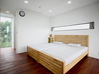 STONE WALL HOUSE 제주 돌담집, HBA-rchitects HBA-rchitects Minimalist bedroom