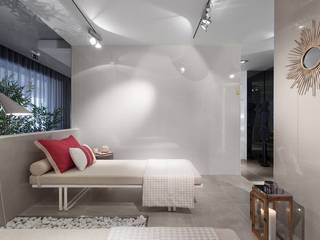 LIVE - Restaurante e SPA Showroom LoveTiles, Ana Rita Soares- Design de Interiores Ana Rita Soares- Design de Interiores Modern Bedroom