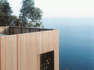 House between the sky and the sea, Sori, 5+1AA alfonso femia gianluca peluffo 5+1AA alfonso femia gianluca peluffo Mediterranean style houses