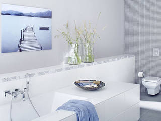 Wanddeko für das Badezimmer, K&L Wall Art K&L Wall Art Moderne Badezimmer