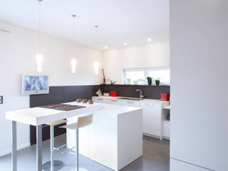 Penthouse / Wohnen-Kochen-Essen, Angelika Wenicker - Vollbad Angelika Wenicker - Vollbad Modern living room