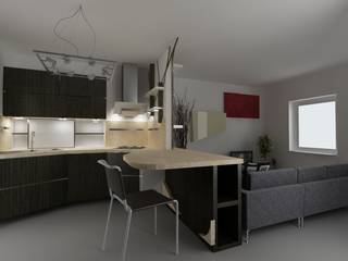 Kitchen, Giuseppe Staglianò Architects Giuseppe Staglianò Architects ห้องครัว