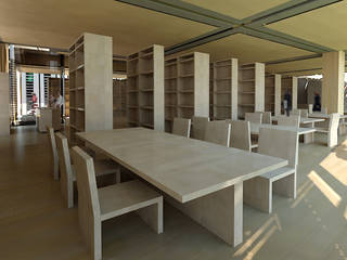 Nuova Biblioteca Civica in Piazza Duomo - Bressanone/Brixen (BZ) IT 2010, Farre+Stevenson Architettura Farre+Stevenson Architettura Spazi commerciali