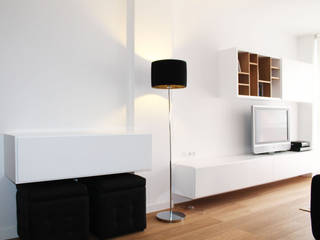 Vivienda en blanco i negro, lauraStrada Interiors lauraStrada Interiors Casas de estilo minimalista