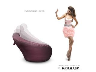 HELIUM armchair - COMFORT AND STYLE, CREATON design CREATON design Salon moderne