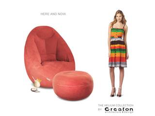 HELIUM armchair - COMFORT AND STYLE, CREATON design CREATON design Modern living room