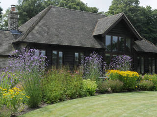 Surrey contemporary country garden, Arthur Road Landscapes Arthur Road Landscapes Modern garden