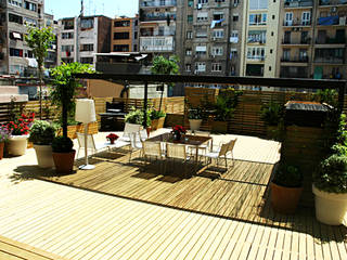 Terraza en el "eixample", Mariona Soler Mariona Soler Taman: Ide desain, inspirasi & gambar