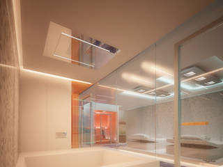Hochwertige Architektur - Visualisierungen und 3D - Planungen , Design by Torsten Müller Design by Torsten Müller Ausgefallene Badezimmer