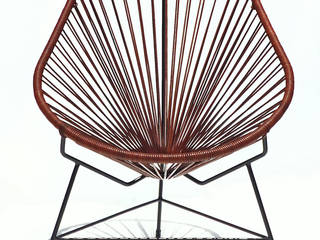 Leather Acapulco chair Ocho Workshop Moderne Wohnzimmer Hocker und Stühle