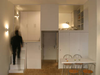 Loft DUQUE DE ALBA. Madrid, Beriot, Bernardini arquitectos Beriot, Bernardini arquitectos Minimalist dining room