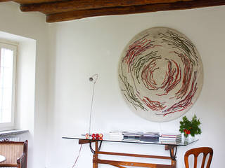 Spira Ceiling Lamp in nunofelt, Judith Byberg Judith Byberg Дома в скандинавском стиле