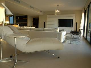 Penthouse; Mont Baron, Nice, Amber Design Amber Design Living Room