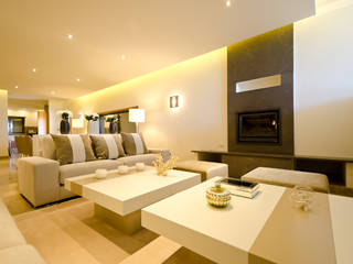 Private Vila - Praia da Luz, Simple Taste Interiors Simple Taste Interiors Modern living room