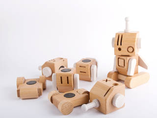 W-Robots, Luca Binaglia Design Luca Binaglia Design Nursery and Kid's Room