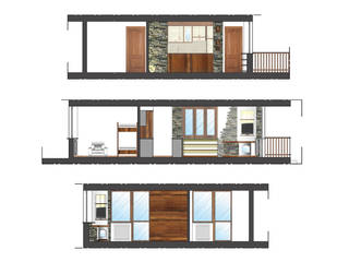 Ristrutturazione interna di residenza montana, Errequadro Progetto Errequadro Progetto Rustic style house