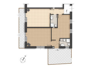 Ristrutturazione interna di residenza montana, Errequadro Progetto Errequadro Progetto บ้านและที่อยู่อาศัย