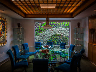 Urban Landscape Ruang Makan Gaya Eklektik