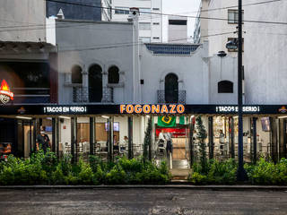 Restaurant Fogonazo Polanco, PASQUINEL Studio PASQUINEL Studio Espaços comerciais
