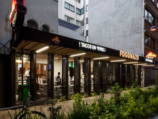 Restaurant Fogonazo Polanco, PASQUINEL Studio PASQUINEL Studio Espaços comerciais