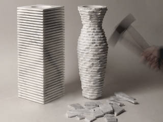 Introverso2_marble vase, PAOLO ULIAN & MORENO RATTI PAOLO ULIAN & MORENO RATTI Other spaces