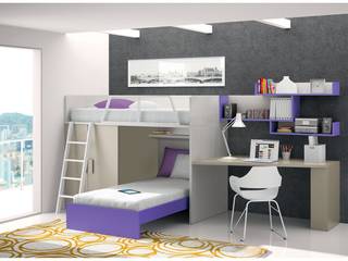 Dormitorios infantiles y juveniles, Ociohogar Ociohogar モダンデザインの 子供部屋